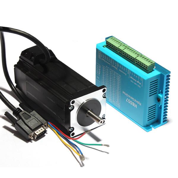 Cheap 3N.m Nema 24 1.8 Degree 4 Phase Hybrid Closed Loop Stepper Servo Motor Driver Kit for sale