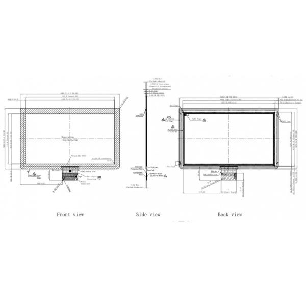 Cheap 18.5 Inch Industrial TFT Capacitive Touch Screen Panel Waterproof for sale