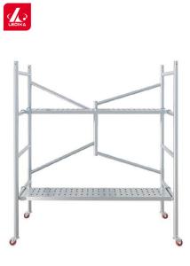 China 2m Folding aluminium mobile scaffolding tower Working Bench Outside on sale