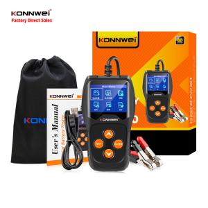 Best Portable KW600 12V CCA battery analyzer display battery status Multi language Color Screen wholesale