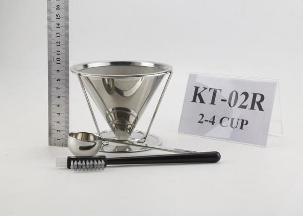 Cheap Paperless Coffee Maker Gift Set With Funnel Coffee Filter For 2-4 Cups for sale