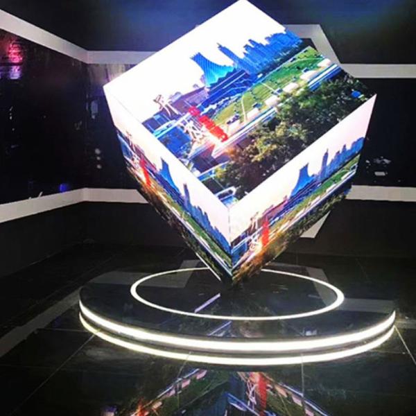 Cheap Micro Machining Mobile Rotating LED Screen for sale