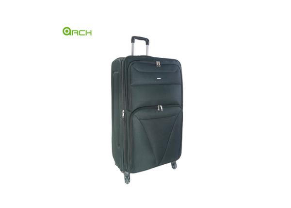 Cheap Trolley Travel Suitcase with Two Front Pockets and Spinner Wheels for sale