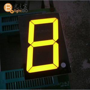Black Background Color Numeric LED Display with 7 Segment Digit Height and White or Same as Emitting Color