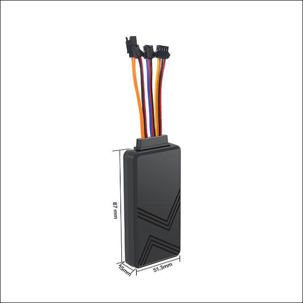Cheap 75V W54mm Web-Based Super Thin Offline 4G GPS Tracker With Relay for sale