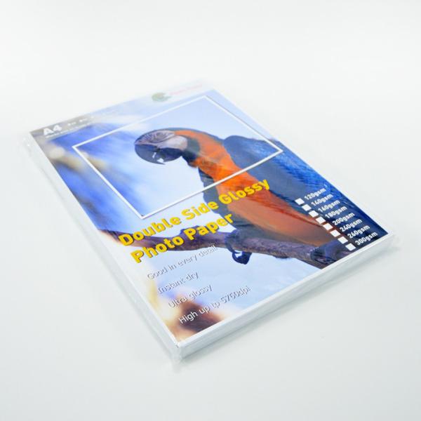 Cheap Double Sided A4 8.5x11 Cast Coated Photo Paper for sale