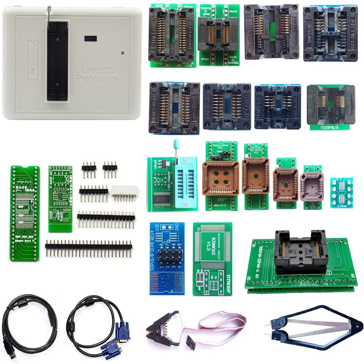 Hot Sale Original RT809H Universal Programmer 31 Adapters Socket Suction Pen IC RT809H Programmer