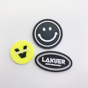 Best Smile Face Rubber PVC Patches Custom Logo Morale PVC Patch For Clothing Tag wholesale