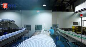 8000 BPH PET Beverage Bottling Line Plastic Water Bottle Packing Machine