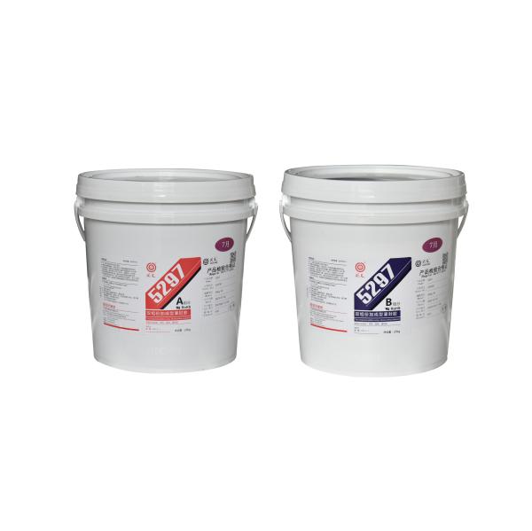 Cheap 5297 Two Part Addition Type Potting Adhesive 1.5 W/M·K Thermal Conductive UL94V-0, White And White Two-Color Liquid, Suitable For Potting Of Photovoltaic Inverters, LED Drive Power Supplies And Others for sale