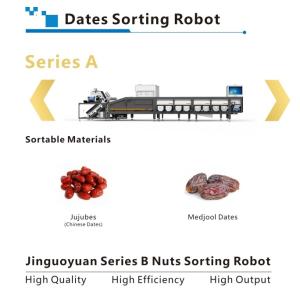 Best Date Sorting Machine Powered By Deep Learning Technology High Accuracy 8 Lanes 8 Outlets 2.4-2.6T/H 360° Rotating Scanning wholesale