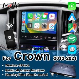 Lsailt Wireless Apple CarPlay Interface for Crown S210 2013-2016 AWS210 GRS210 GWS214 GWS215 Majesta Athlete Royal Saloon Support Reverse Camera, Android Auto