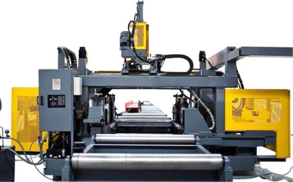 Multiple Spindle CNC H Beam Drilling Machine Line High Efficient Drilling