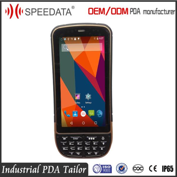 Cheap Touchscreen Handheld Android Barcode Scanners QR PDF417 With Rfid Reader for sale
