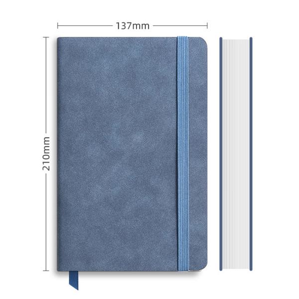 Cheap Reusable Soft Leather Notebook A5 Dotted 137mm Width Multi Colors for sale