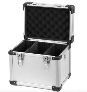 China Small Portable Aluminum Tool Storage Cases With Detachable Foam Dividers on sale