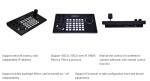 LCD display ip Ptz joystick Controller RS485 Control Panel for Audio Video Live