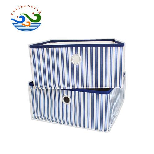 Cheap Rectangle Stackable 21H Cloth Storage Bins for sale