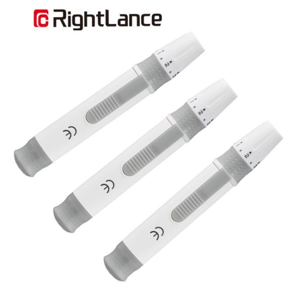 Cheap Blood Glucose Test Adjustable Lancing Device Pen Type One Touch Finger Pricking for sale