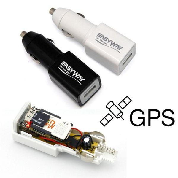 Cheap Mini Locator Car Charger Disguise Tracker GSM GPRS Real time GPS Tracking Device for sale