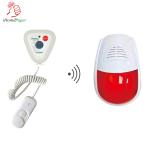 wireless alarm system call button pager and light sound device