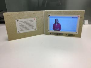 Best 7 Inch Lcd Custom Video Birthday Cards With CMYK Printing ROHS wholesale