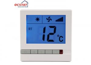 Best Wall Mounted Easy Heat Non Programmable Thermostat Large LCD Fan Speed Control wholesale