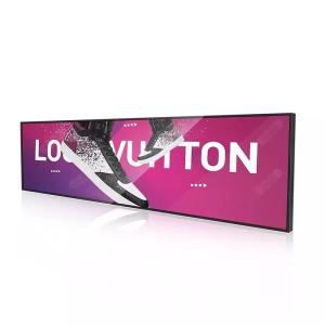 Best 36 Inch Bar Type Lcd Display Monitor Screen Shelf Edge Digital Signage Stretched wholesale