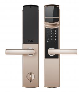 Best Stainless Steel Biometric Gate Lock With Emergency Key 1s Average Recognition Time wholesale