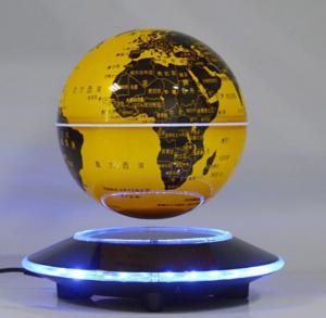 Best led light UFO floating levitation globe, magnetic levitation bottom 6inch globe lamp light for decor gift wholesale