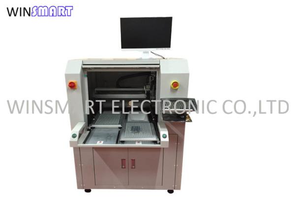Cheap Dia 0.8mm Routing Bit PCB Router Machine , PCB Cutting Machine 0.01mm Repeatability Precision for sale