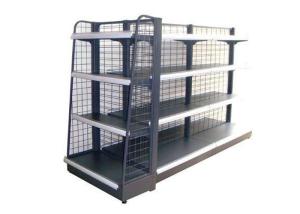 customizable 50kg / layer Double Sided Display Shelf Electrostatic Spraying