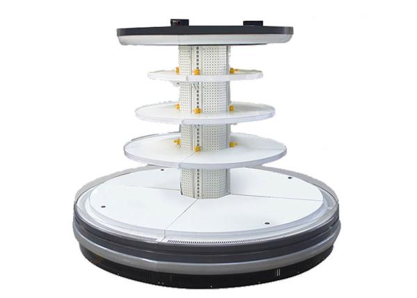Cheap R448a Semi Multideck Island Open Chiller Round Style Remote for sale