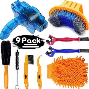 Best Bike Cleaning Kit (9pcs), Including Chain Cleaner for Cycling,Bicycle Clean Brush Tools for Mountain/MT/Road/BMX Bike wholesale