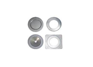 Best Galvanized Mesh Molded  Filter Cartridge End Caps  Fit  Wide Range Tubesheet Holes wholesale