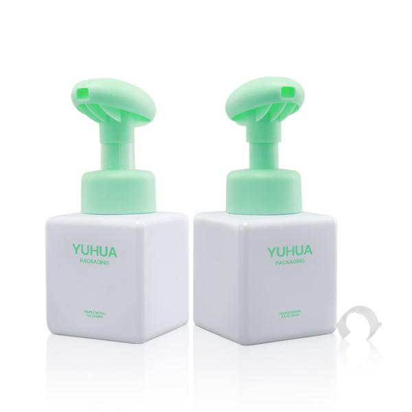 Cheap Empty Liquid Soap Bottle100ml 120ml 150ml 250ml Square Foam Face Cleanser for sale