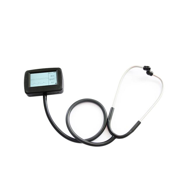 Cheap CE CMS-M Multi-functional Electronic Visual Stethoscope+SpO2+ECG for sale
