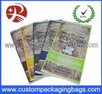 Heat Seal Clear Custom Plastic Popcorn Packaging Bags With Side Gusset