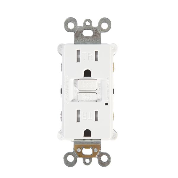 Cheap Slim Design Safety GFCI Interrupter Socket Self Grounding 15A for sale