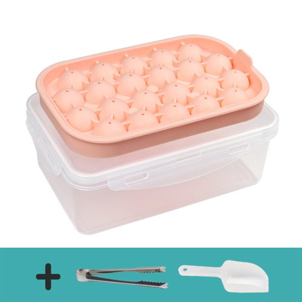 Cheap Wholesale Bpa Free Diy Maker Pp Ice Cream Mould With Lid Whiskey Ice Mold Cube Tray for sale