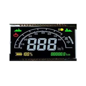 Best Custom Size 7 Segment Square Screen HTN LCD Display 12 PIN Static Driving Method wholesale