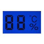 Custom Shape 2 Digit LCD Screen TN LCD Display Operating Temp -30-+80℃
