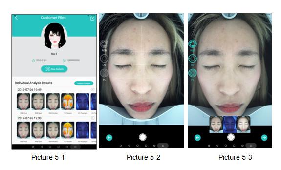 Cheap Wrinkel Analysis System Face Camera 3d Face Scanner Automatic Test for sale