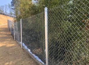 9 Gauge X 2 Chain Link Fence Fabric , Galvanized Chainlink Fencing Longlife