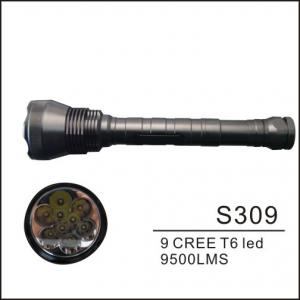 Best 7500LM Portable Camping Lanterns T6 9 Cree LED Flashlight Torch wholesale