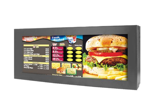 Cheap Remote Control Commercial LCD Display 10 Bit 1 Channel LVDS Interface Method With LED Backlight for sale