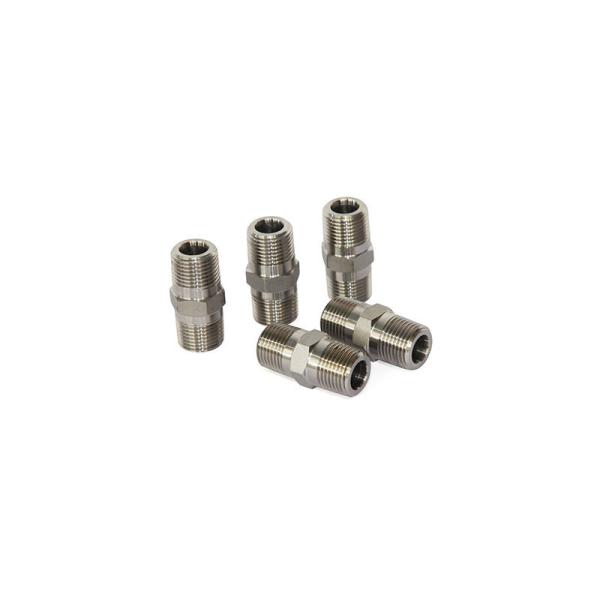 Cheap 3/4 Mechanical joint nipple gi pipe fitting galvanized cast malleable iron  Pipe Fittings Black for sale