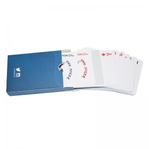 Best Custom plastic poker cards bridge size waterproof durable with samples for free wholesale