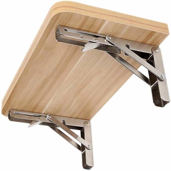 Cheap Space-Saving DIY Folding Workbench Bracket Supporting Wood Shelves with Sturdy Design for sale