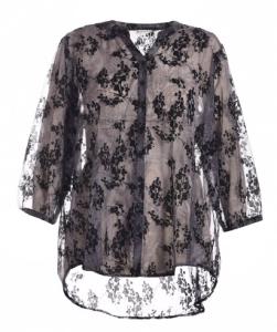 China Adults Fashion Ladies Blouse Chiffon Fabric With Soft Lining For Spring / Summer on sale